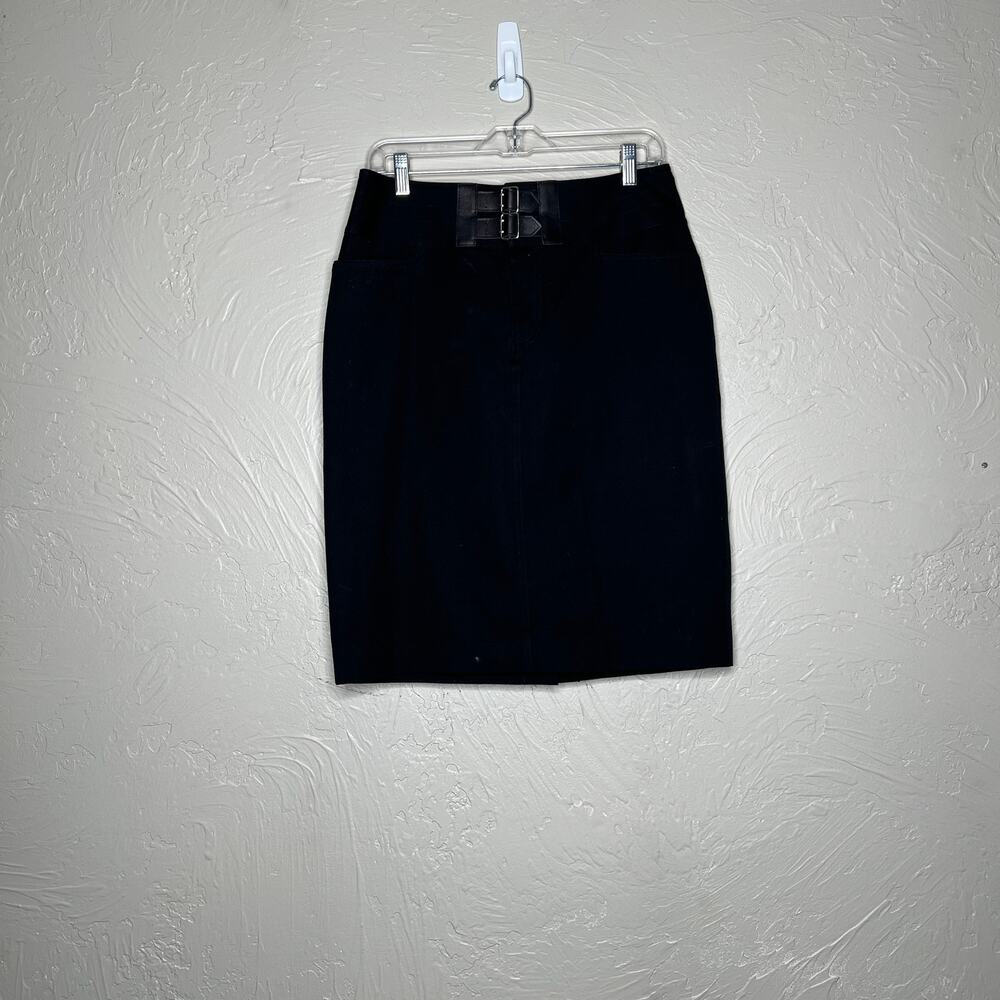Ralph Lauren Pencil Skirt with Buckle Detail Size 8